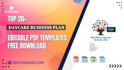 Top 20+ Daycare Business Plan Editable PDF Templates Free Download