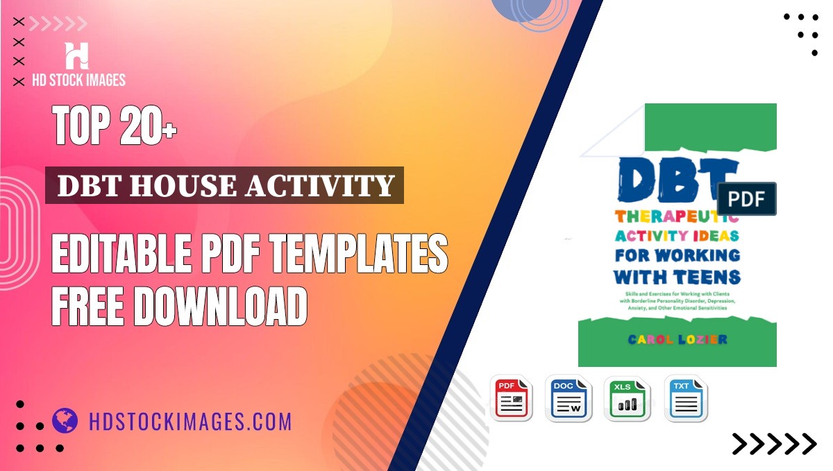 Top 20+ Dbt House Activity Editable PDF Templates Free Download