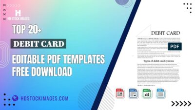 Top 20+ Debit Card Editable PDF Templates Free Download