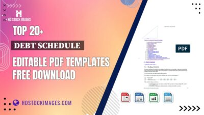 Top 20+ Debt Schedule  Editable PDF Templates Free Download