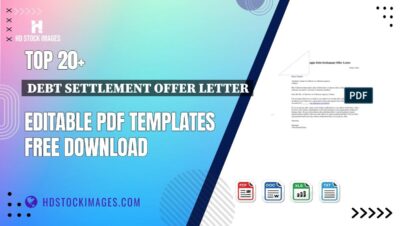 Top 20+ Debt Settlement Offer Letter Editable PDF Templates Free Download