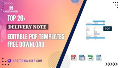 Top 20+ Delivery Note  Editable PDF Templates Free Download