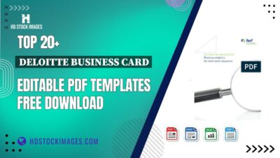 Top 20+ Deloitte Business Card Editable PDF Templates Free Download