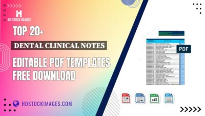 Top 20+ Dental Clinical Notes Editable PDF Templates Free Download