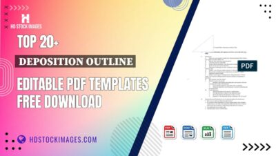 Top 20+ Deposition Outline Editable PDF Templates Free Download