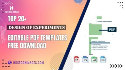 Top 20+ Design Of Experiments Editable PDF Templates Free Download