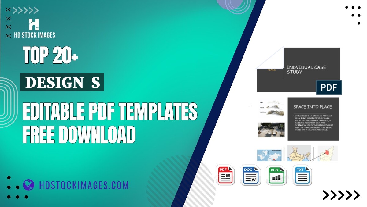 Top 20+ Design  S Editable PDF Templates Free Download