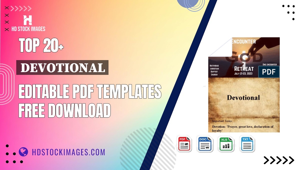 Top 20+ Devotional Editable PDF Templates Free Download