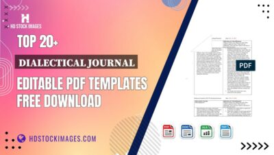 Top 20+ Dialectical Journal Editable PDF Templates Free Download