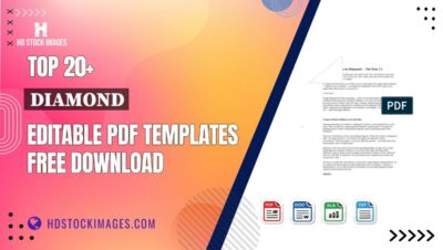 Top 20+ Diamond Editable PDF Templates Free Download