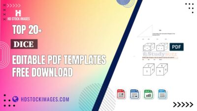 Top 20+ Dice  Editable PDF Templates Free Download