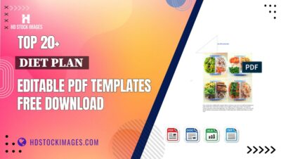 Top 20+ Diet Plan  Editable PDF Templates Free Download