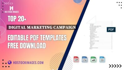 Top 20+ Digital Marketing Campaign Editable PDF Templates Free Download