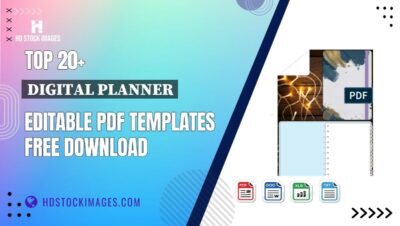 Top 20+ Digital Planner Editable PDF Templates Free Download