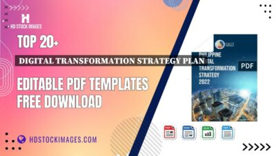 Top 20+ Digital Transformation Strategy Plan Editable PDF Templates Free Download