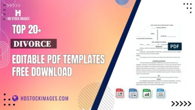 Top 20+ Divorce   Editable PDF Templates Free Download