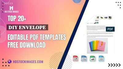 Top 20+ Diy Envelope  Editable PDF Templates Free Download