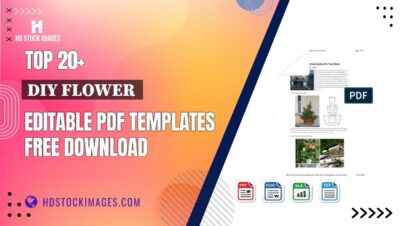 Top 20+ Diy Flower  Editable PDF Templates Free Download