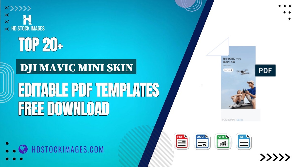 Top 20+ Dji Mavic Mini Skin Editable PDF Templates Free Download