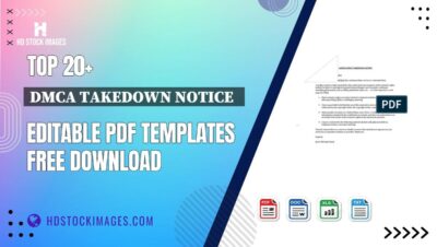 Top 20+ Dmca Takedown Notice   Editable PDF Templates Free Download