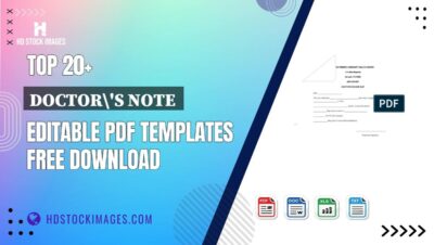 Top 20+ Doctor's Note  Editable PDF Templates Free Download