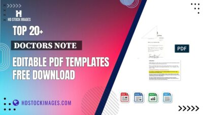 Top 20+ Doctors Note   Editable PDF Templates Free Download