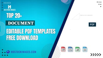 Top 20+ Document Editable PDF Templates Free Download