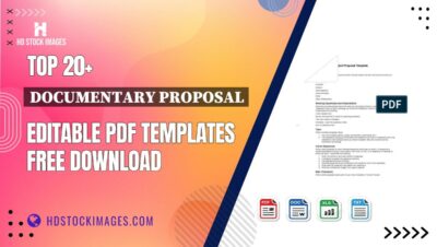 Top 20+ Documentary Proposal Editable PDF Templates Free Download