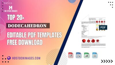 Top 20+ Dodecahedron   Editable PDF Templates Free Download