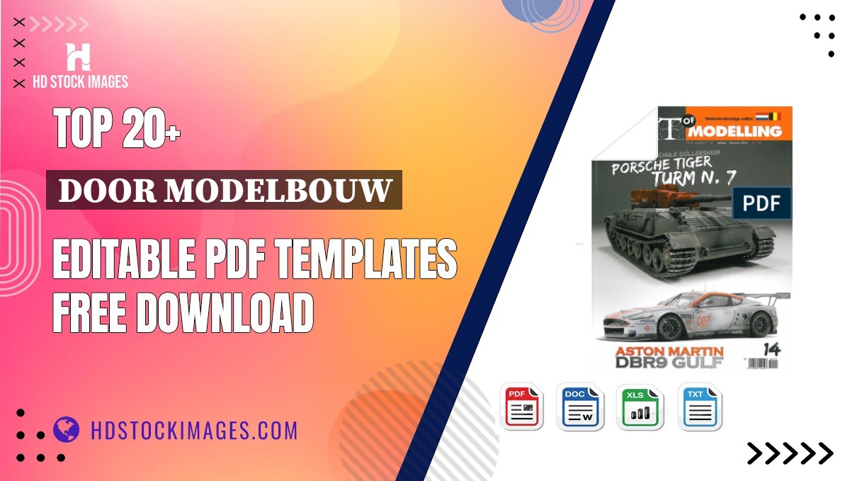 Top 20+ Door Modelbouw Editable PDF Templates Free Download