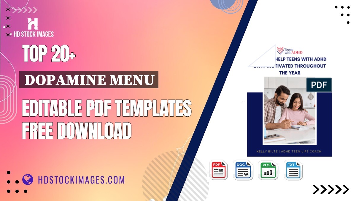 Top 20+ Dopamine Menu Editable PDF Templates Free Download