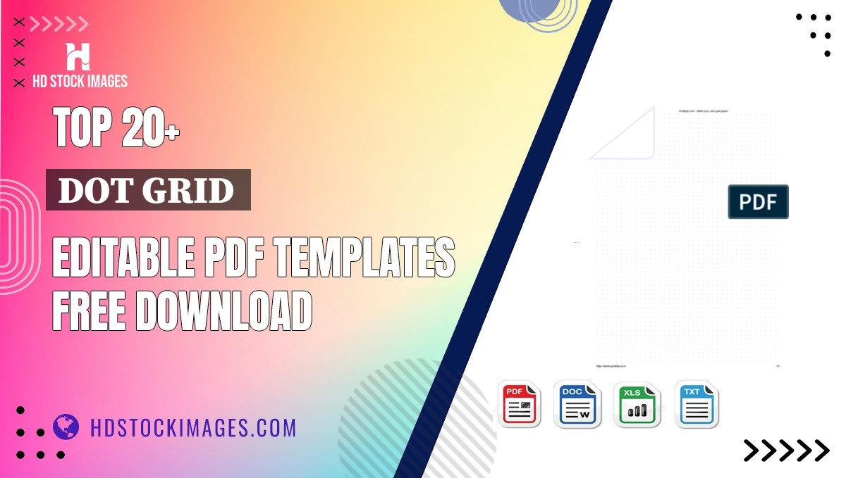 Top 20+ Dot Grid  Editable PDF Templates Free Download