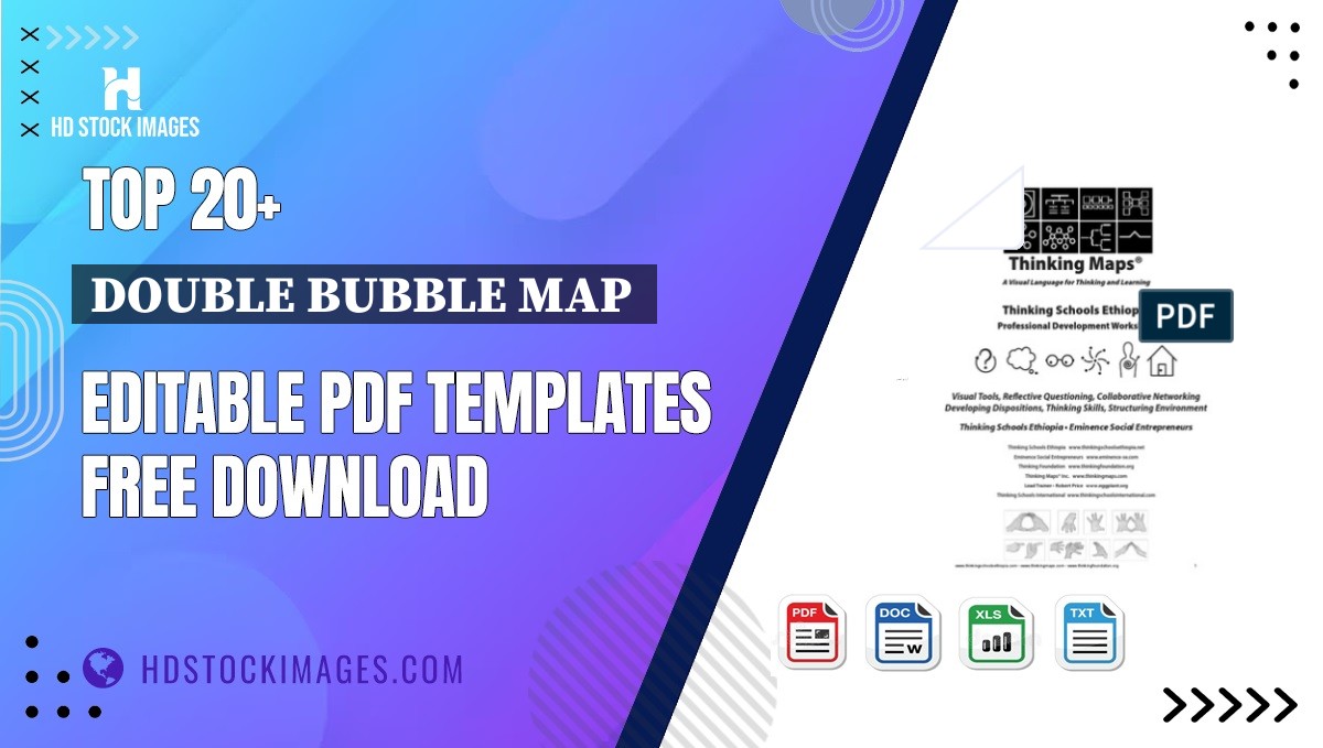 Top 20+ Double Bubble Map  Editable PDF Templates Free Download