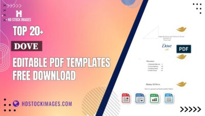 Top 20+ Dove  Editable PDF Templates Free Download