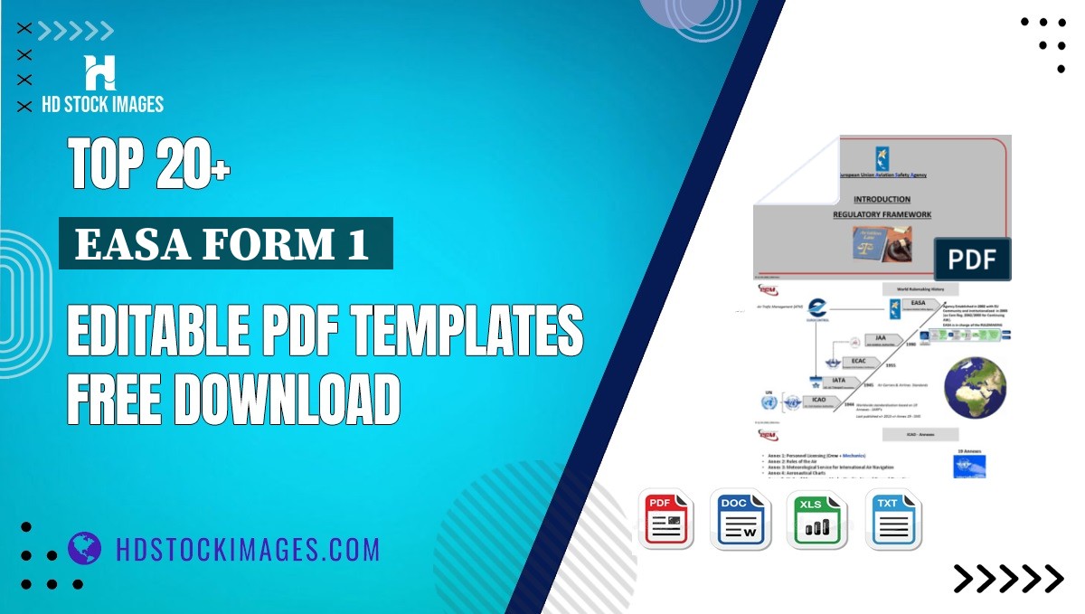 Top 20+ Easa Form 1  Editable PDF Templates Free Download