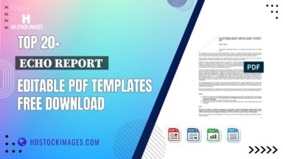 Top 20+ Echo Report  Editable PDF Templates Free Download