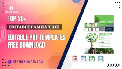 Top 20+ Editable Family Tree  Editable PDF Templates Free Download