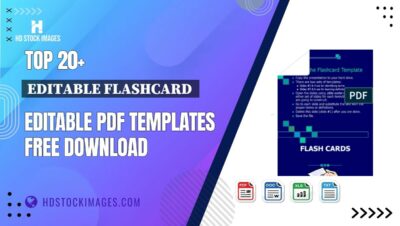 Top 20+ Editable Flashcard  Editable PDF Templates Free Download