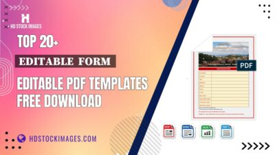 Top 20+ Editable Form Editable PDF Templates Free Download