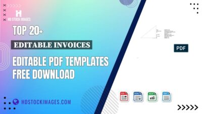 Top 20+ Editable Invoices Editable PDF Templates Free Download