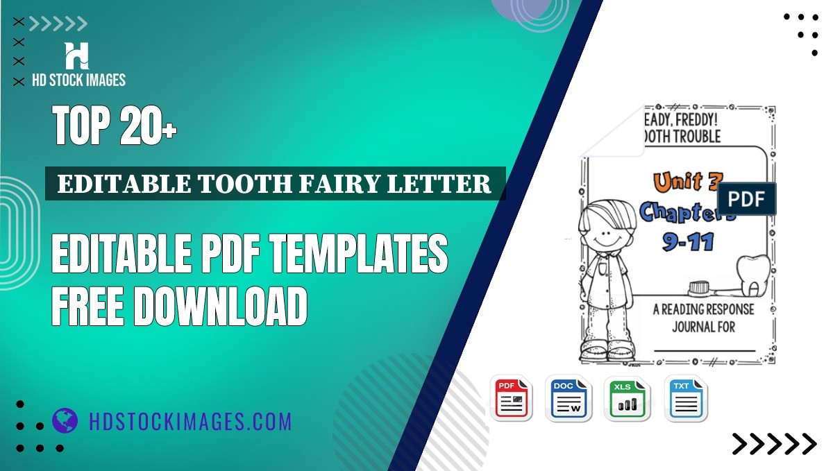 Top 20+ Editable Tooth Fairy Letter  Editable PDF Templates Free Download