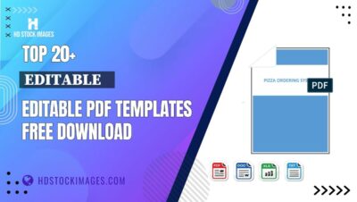 Top 20+ Editable    Editable PDF Templates Free Download