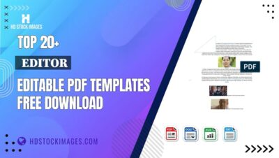 Top 20+  Editor Editable PDF Templates Free Download