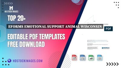 Top 20+ Eforms Emotional Support Animal Wisconsin Editable PDF Templates Free Download