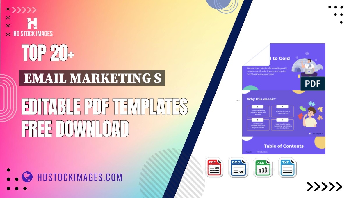 Top 20+ Email Marketing S Editable PDF Templates Free Download