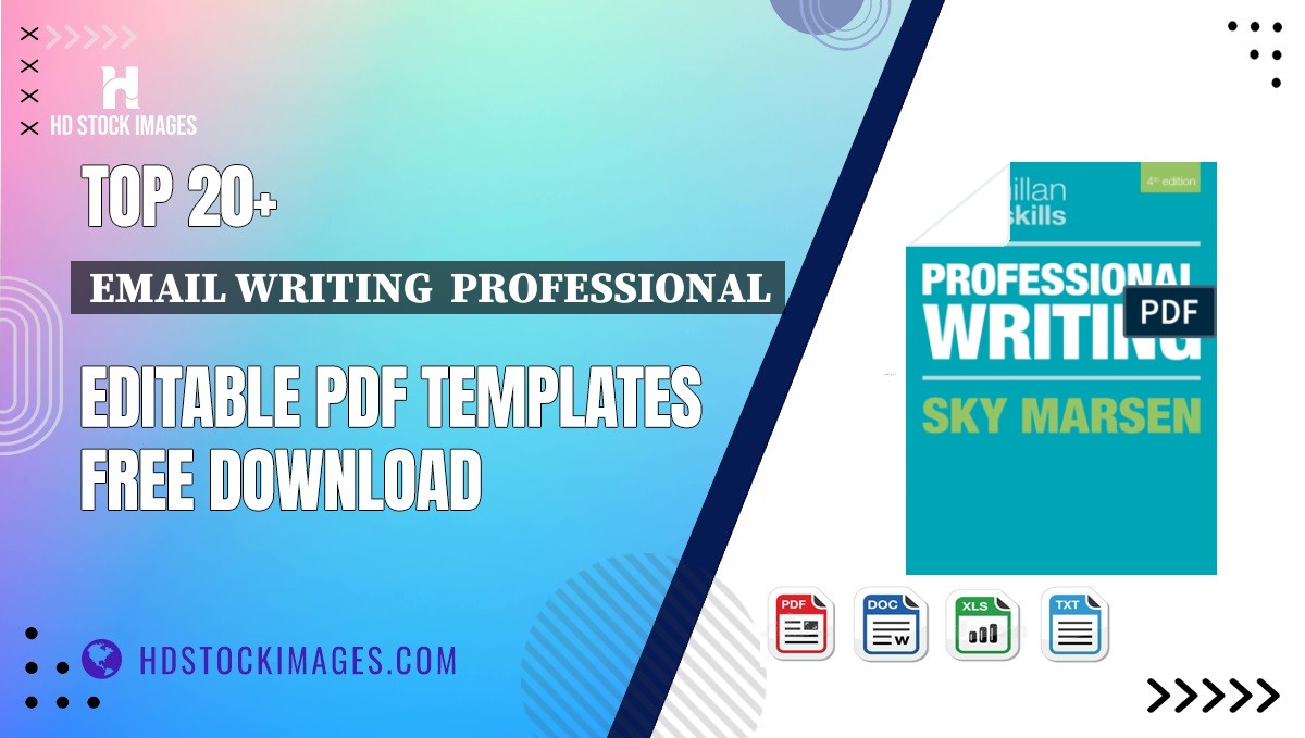 Top 20+ Email Writing  Professional Editable PDF Templates Free Download