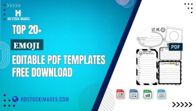 Top 20+ Emoji  Editable PDF Templates Free Download