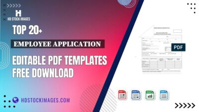 Top 20+ Employee Application Editable PDF Templates Free Download