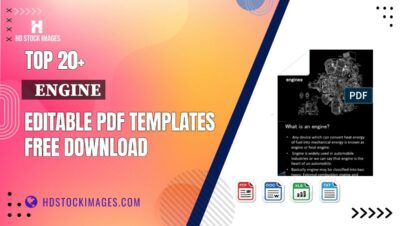 Top 20+   Engine Editable PDF Templates Free Download