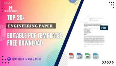 Top 20+ Engineering Paper   Editable PDF Templates Free Download